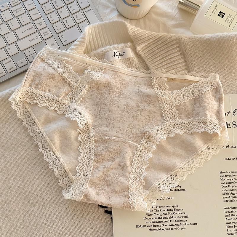 Hipster 10A Antibacterial Breathable Pure Cotton Women's Low-Waist Briefs