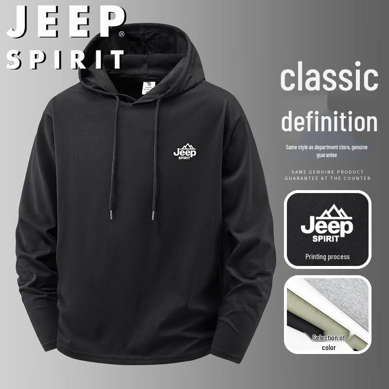 JEEP SPIRIT Unisex Hooded Long-Sleeve Sweatshirt