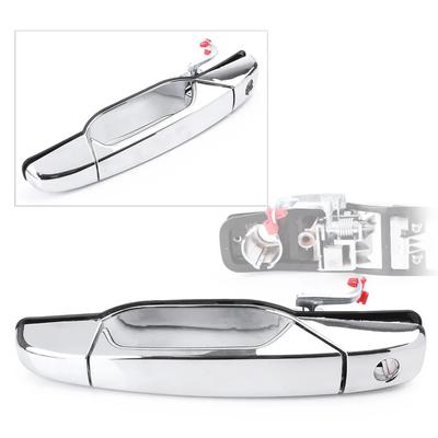 Manija Exterior de Puerta Exterior de Coche para Chevy Cadillac Tahoe Gmc Yukon Sierra Denali Xl 2007-2013 Cromo Delantera Izquierda LH Conductor