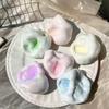 Handmade Slow Rebound Toy Molding Ball Rubber Squeeze Toy Mochi Squish Stress Relief Toys For Prizes Goodie Bag Fillers