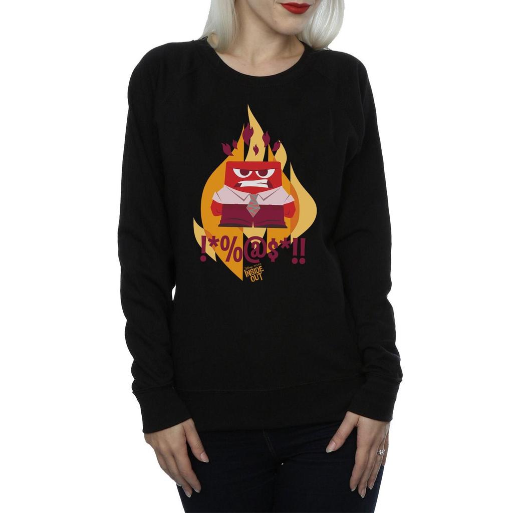 Disney Womens/Ladies Inside Out Fired Up Sweatshirt