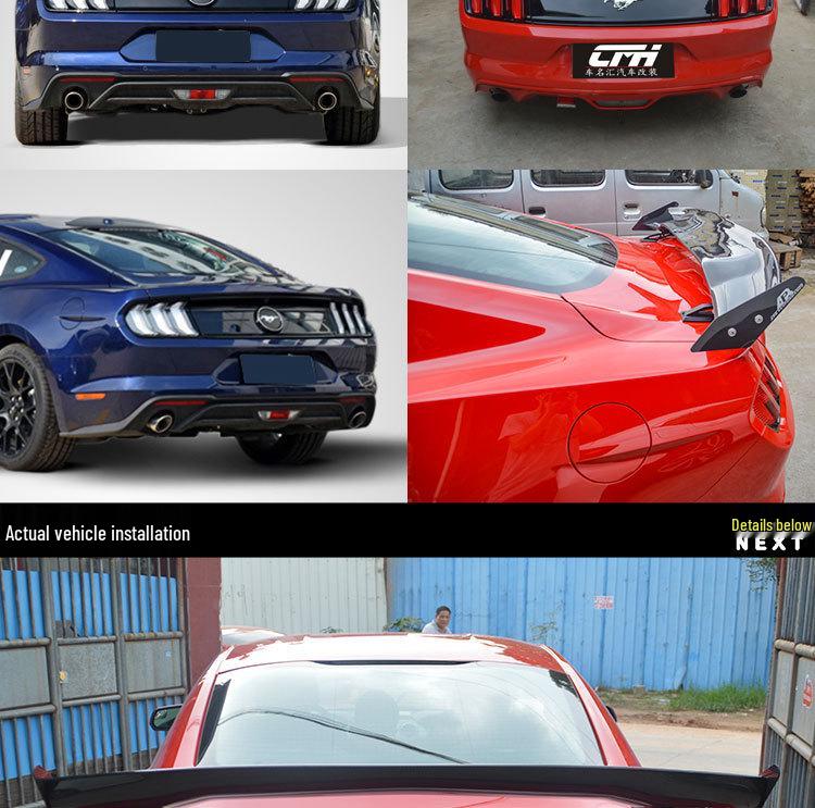 APR Style Carbon Fiber Rear Wing for 2015-2023 Ford Mustang - Modified Wind Deflector