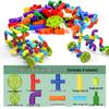 Interlocking Water Pipe Building Blocks: Early Education Puzzle Toys for Kids