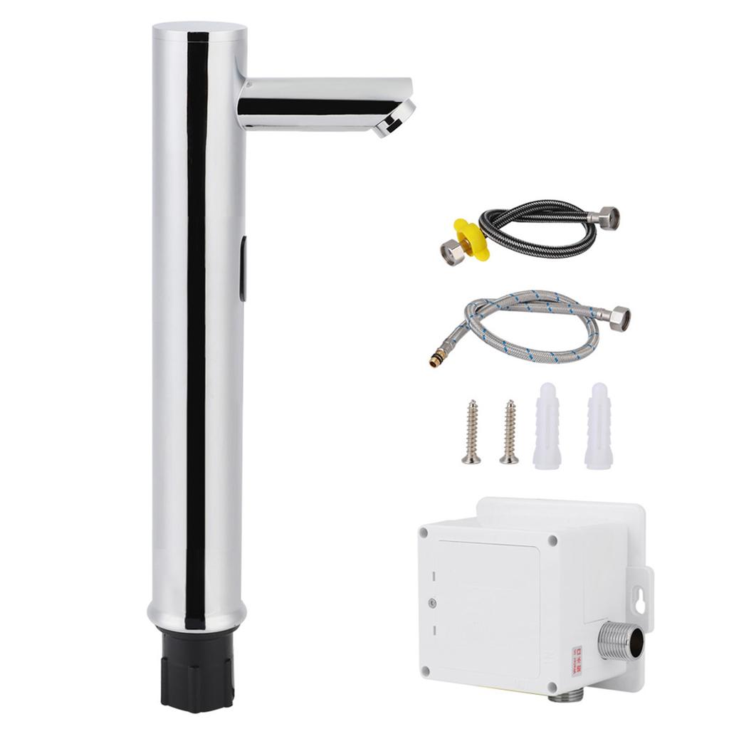 G1/2in Single Cold Touchless Automatic Sensor Faucet for Bathroom Non Contacting Hands Cleaning
