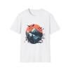 Mount Fuji Japanese Flavour Unisex Softstyle T-Shirt, Trendy Tee, Mountain Graphic Shirt, Asian Inspired Top, Stylish Fuji Tee