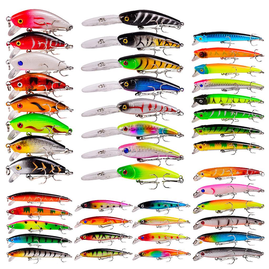 Fishing Lures Set Artificial Hard Bait Bionic Fishing Lure Minnow Bait Swimbait Crankbait Lures