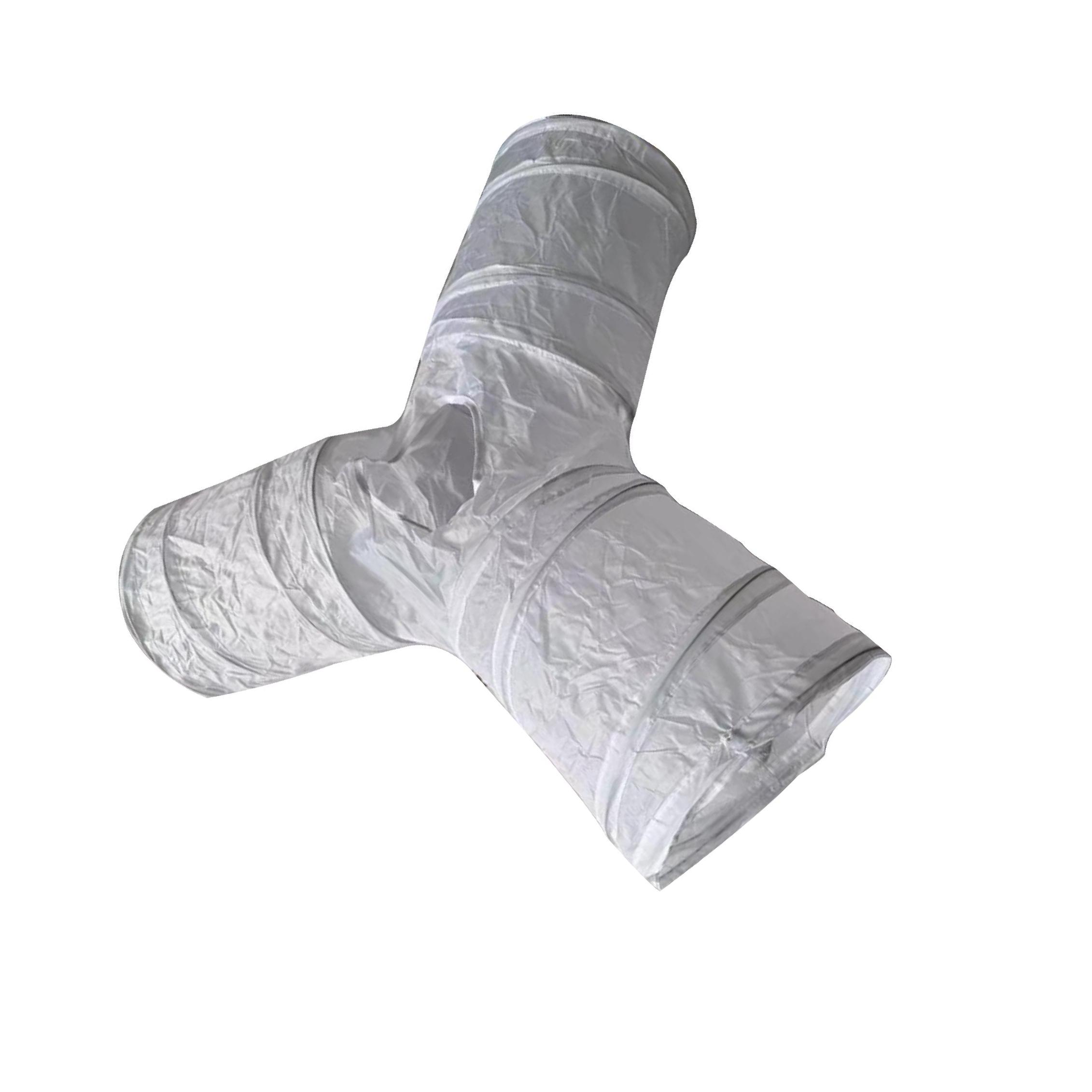 Kitten Tunnel Tube Training Folded Kitten Cat Toys with Play Ball Cat Tunnel Y Shape