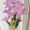 4 Pcs Artificial Renanthera Flower 29 Inch Long Stem Fake Orchid