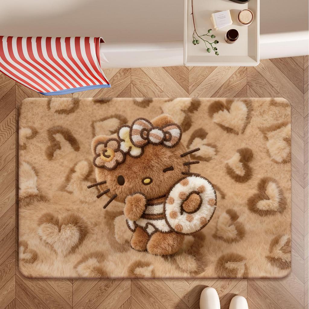 Cute Cartoon Non-Slip Floor Mat: Decorative, Dirt-Resistant, Easy to Clean Entryway Mat