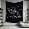 Rusty Lake Card Wall Hanging Printed Fabric Blanket Decorative Tapestries for Bedroom Living Room Home Decor