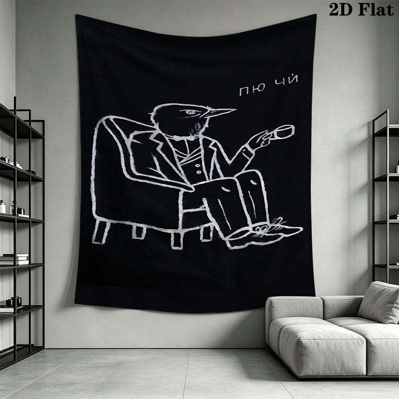 Rusty Lake Card Wall Hanging Printed Fabric Blanket Decorative Tapestries for Bedroom Living Room Home Decor