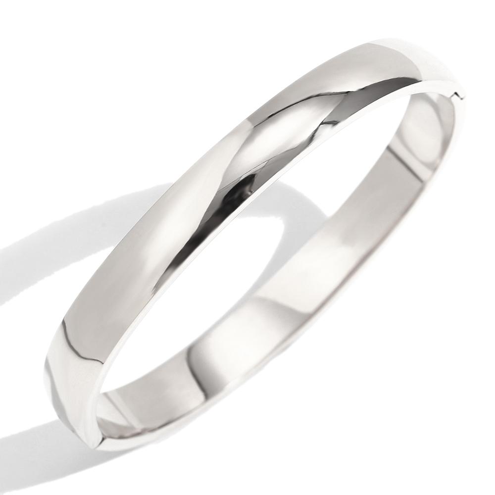 MamacitaSlay 4mm 5mm 6mm 8mm Gold Plated Silver Color titanium bangles Bracelets Daily trendy women's stainless steel jewelry
