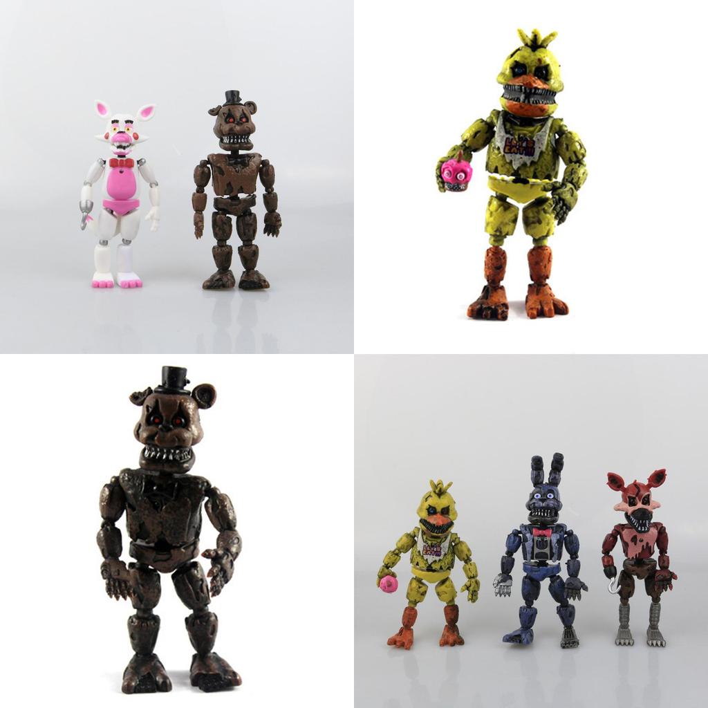 Premium 19cm Fnaf Five Nights At Freddy's 6pcs Pvc Figures For Creative Play