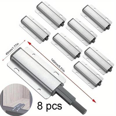 8 Stück Push to Open Türriegel Magnetische Push-Verschlüsse Selbstklebend Schwerlast Touch Magnetischer Türschrank Schublade Kleiderschrank Küchentür