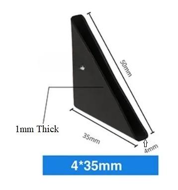 200Pcs Black Plastic Shape Triple Cornered Tile Marble Granite Slab Sheet Panel Glass Corner Protector Cushion Packing