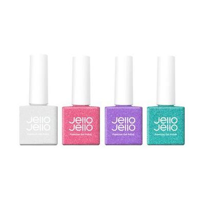 4 Sorten JelloJello Chamäleon-Glitzergele geplant