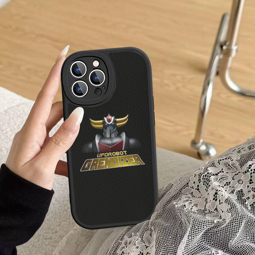 UFO R-Robot G-Goldorak Phone Cover For IPhone 11 12 13 14 15 16 Pro Max Mini Plus Soft Leather Case