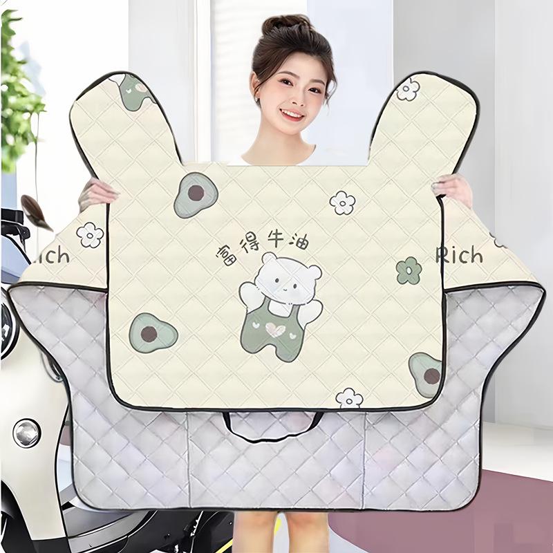 Waterproof/Windproof Summer Sun Protection Cover for EV Windshields