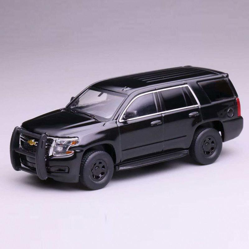 596 1:64 Chevrolet Tahoe PPV Undercover Polizei Version Legierung SUV Modell Auf Lager Polizeiauto & Einsatzfahrzeug Sammlerspielzeug