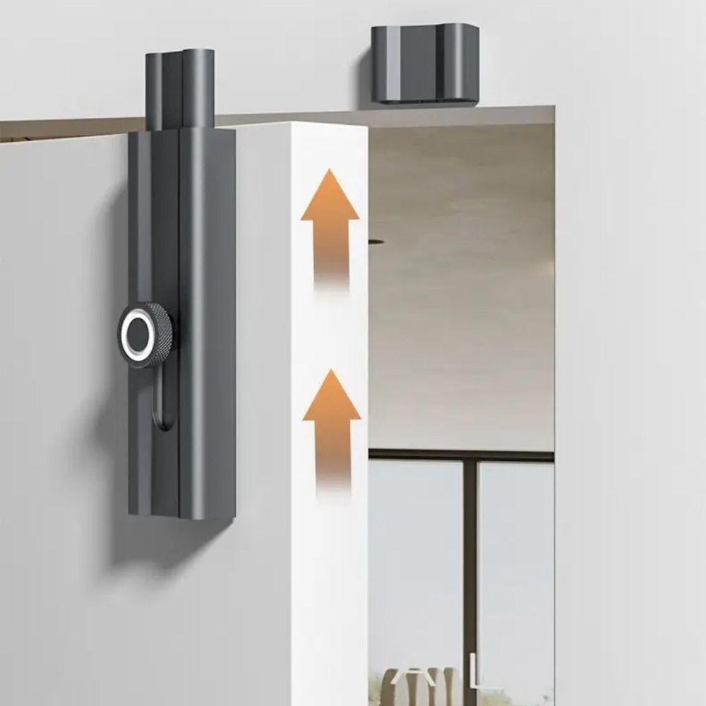 No Punching Sliding Door Bolt Aluminum Zinc Zinc Alloy Door Buckle Luminous Door Buckle Closet Window Door