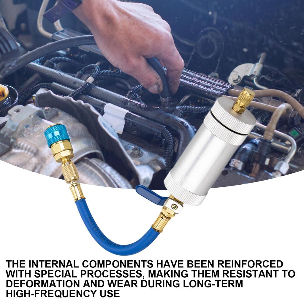 Air Conditioning Oil Injector AC Oil Dye Injector Leak Detection Tools For Home Users Professionals Business Users HVAC