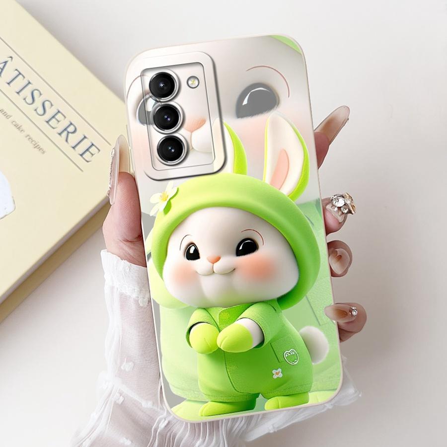 For Samsung Galaxy S21 FE 5G S21FE Phone Case Shell Cartoons Painted Soft Silicone Coque For Samsung SM-G990B Back Cover