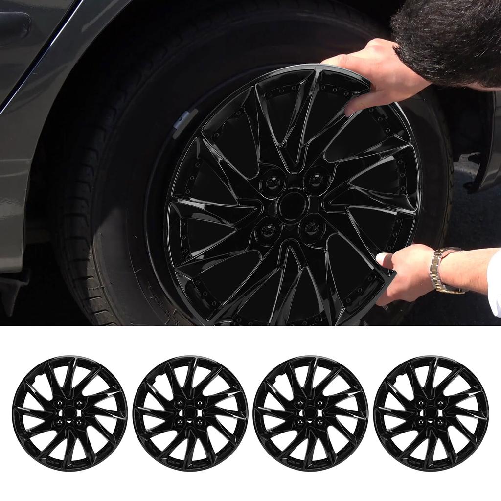 4 buc Capace Roată 15 Inch Butuc Protectiv la Modă R15 Butuc de Rezervă pentru Majoritatea Mașinilor Camioane SUV