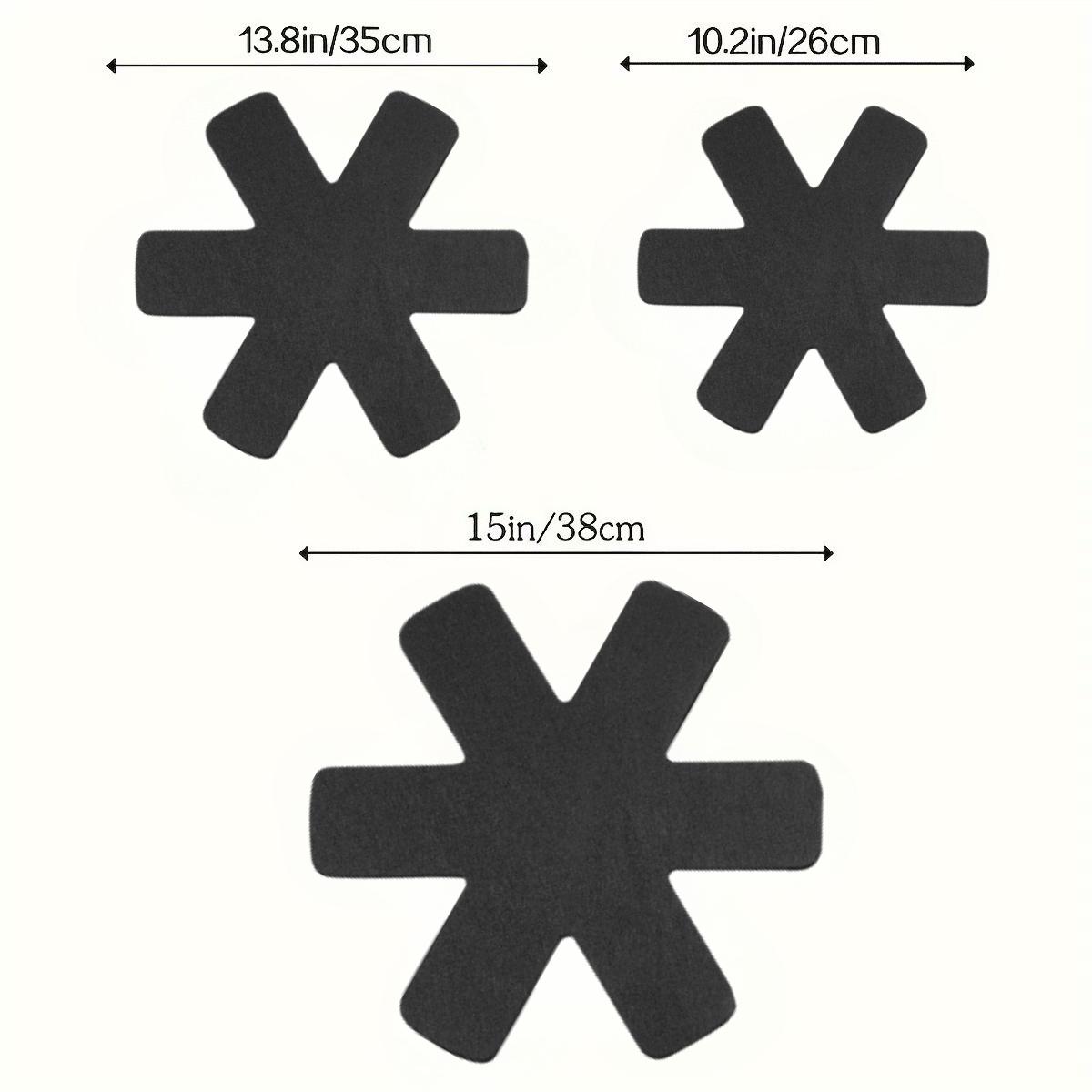 

8pcs Pot Pan Protectors Divider Pads Non-stick Hot Pot Dividing Protector Pad to Prevent Scratching Separate Protect Surfaces S-26cm-1PC