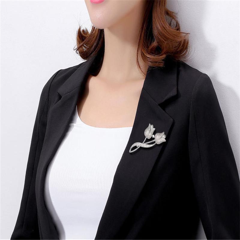 flower brooch for coat