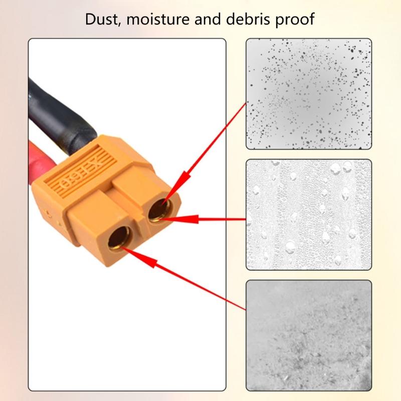 Durability XT60 Plug Dustproof and Leakproof Safety Caps XT60 Connector Covers for Secure Electrical Connections
