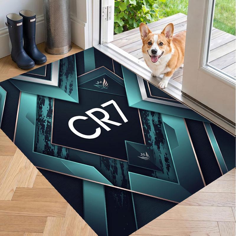 Soft Floor Carpet Cristiano Ronaldo Pattern Area Rug Decorative Mat For Home Room Decoration