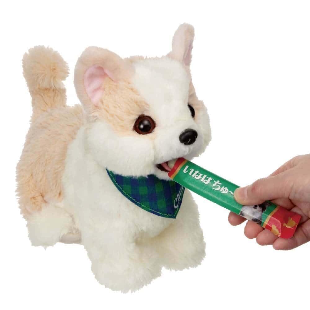 

Iwaya Give You ST Mark Certified Plush Toy for Ages 3 and Up (IWAYA) I ll Chu~ru! Chiwamaru-chan Battery-Operated