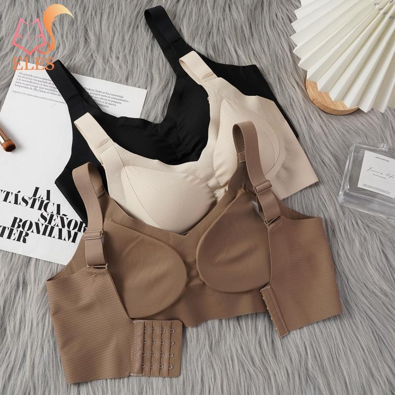 Sutiãs Sem Costura Push-Up Tamanho Plus Sutiã de Sustentação Invisível para Mulheres Sutiãs de Cobertura Total