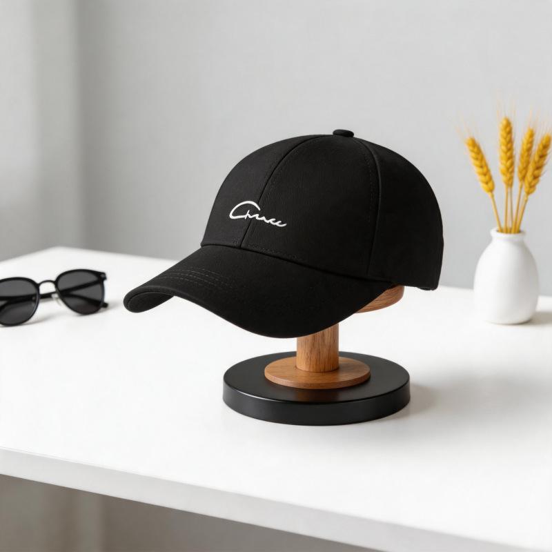 Baseball cap Children's four seasons fashion classic cap Wide brim Big face Small visor Sun hat