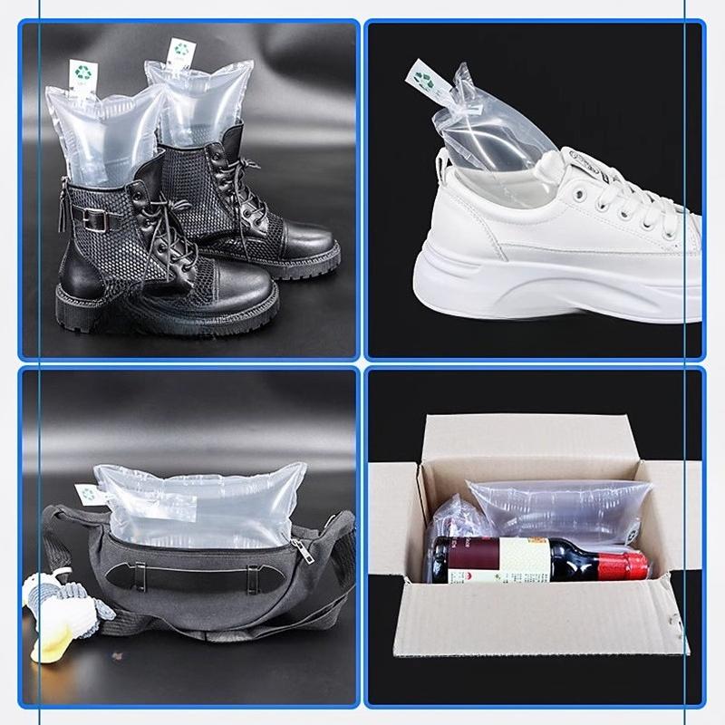 Bubble Column Buffer Packaging Shoe Box Support Packaging Filling Material Paper Box Gap Filling Air Bag Express Packaging Shock Resistant Material