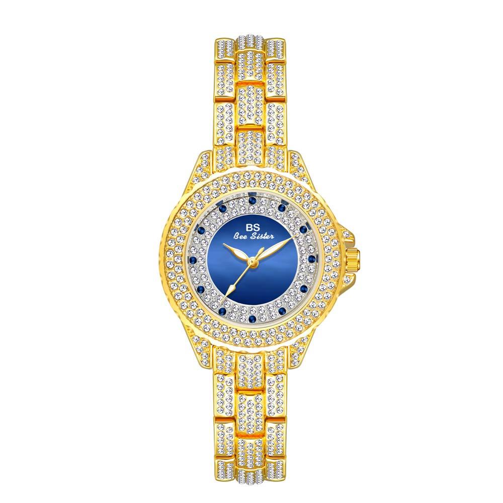 Designer Quartz Watches Luxury Diamond Woman Gold Silver Watch Waterproof Elegant Dress Style Ladies Gifts