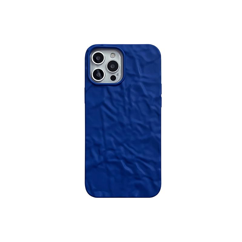 

3D Tin Foil Fold Pattern Phone Case For iPhone 17 16 15 14 13 12 11 Pro Max Mini X XS XR Soft Silicone Shockproof Cover iPhone 7 Plus