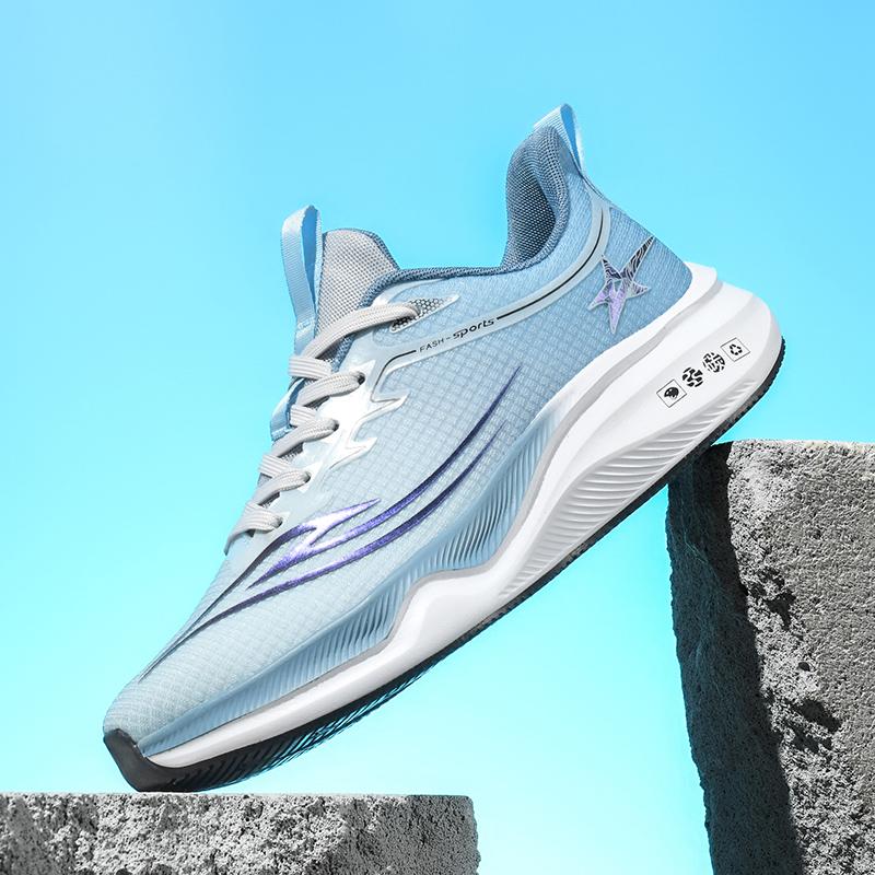 Fashion New Spring/summer Breathable Lace-up Mesh Men's Shoes Fashion Casual Sports Non-slip Vulcanized Shoes for Men with Extra Size
