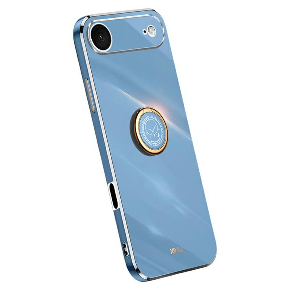 

XINLI For iPhone Air Case Ring Kickstand Electroplating TPU Phone Cover