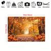 2D Thanksgiving Forest Backdrop Autumn Leaves Photography Background