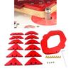 Woodworking Tool Router Aluminium Alloy Rust-Resistance Woodworking Edge Trimming Radius Corner Gauge Router Table