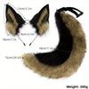 Neues Deutscher Schäferhund - Inspiriertes Felliges Ohren- und Schwanz-Set - Cosplay Wolfsohren Stirnband und Hunde Schwanz Requisite