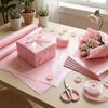 Pink Pearl Gift Wrapping Paper 50x70cm 40 Sheets Pack Premium Quality for Gifts