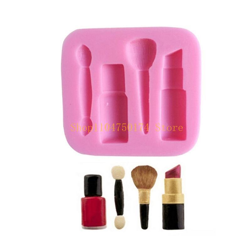 Cake Decorations Mold Makeup Tools Silicone Molds Lipstick Bottle Fondant Molds Top Sale