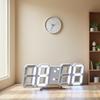 3D Led Digital Clock Luminous Fashion Wall Clock Creative Multifunctional Usb Plug In Electronic Clock Home Decoration