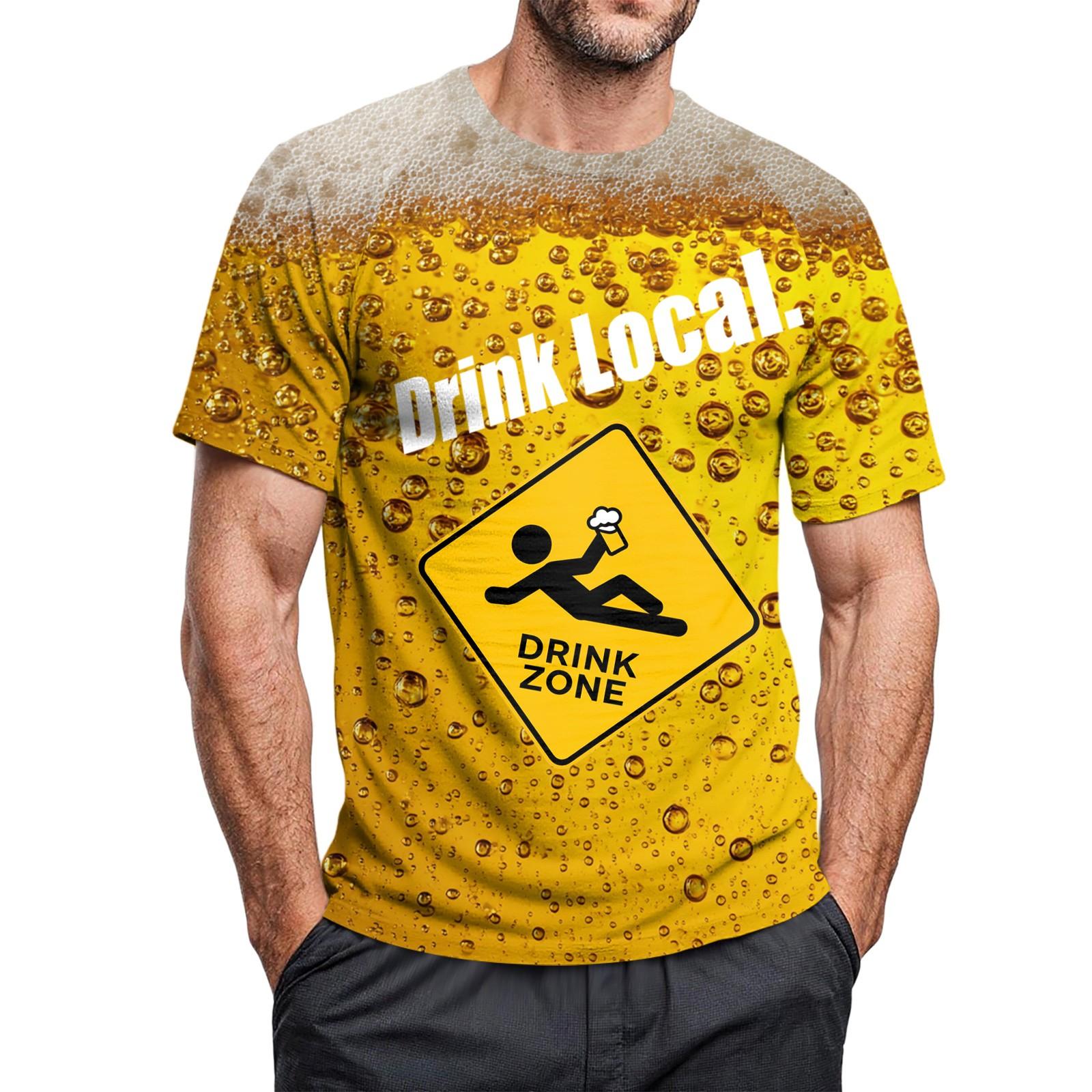 

Мужская повседневная футболка с круглым вырезом и короткими рукавами с принтом XXXL