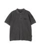 FADE WASH LAST CRUISE EMB POLO SHIRT L 410 Charcoal 783-5136001