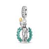 925 Silver Green Series Longing For The Tree Of Free Life Charms Beads For Women Fit Bracelet DIY Jewelry Gift