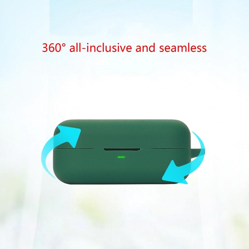 Compatible for EX Shockproof Wireless Earphone Sleeve Impact-resistant Housing Anti-dust Washable Soft Cover