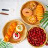 3PCS Storage Tray Multifunctional Woven Basket Handmade Kitchen Storage Box Tabletop Tray Suitable for Home Party Decoration